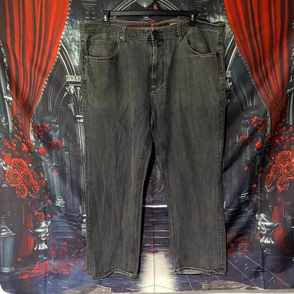 Sean John Hamilton Straight Jeans Men's 42x32 Gray Denim Relaxed Hip Hop Baggy - Picture 1 of 9